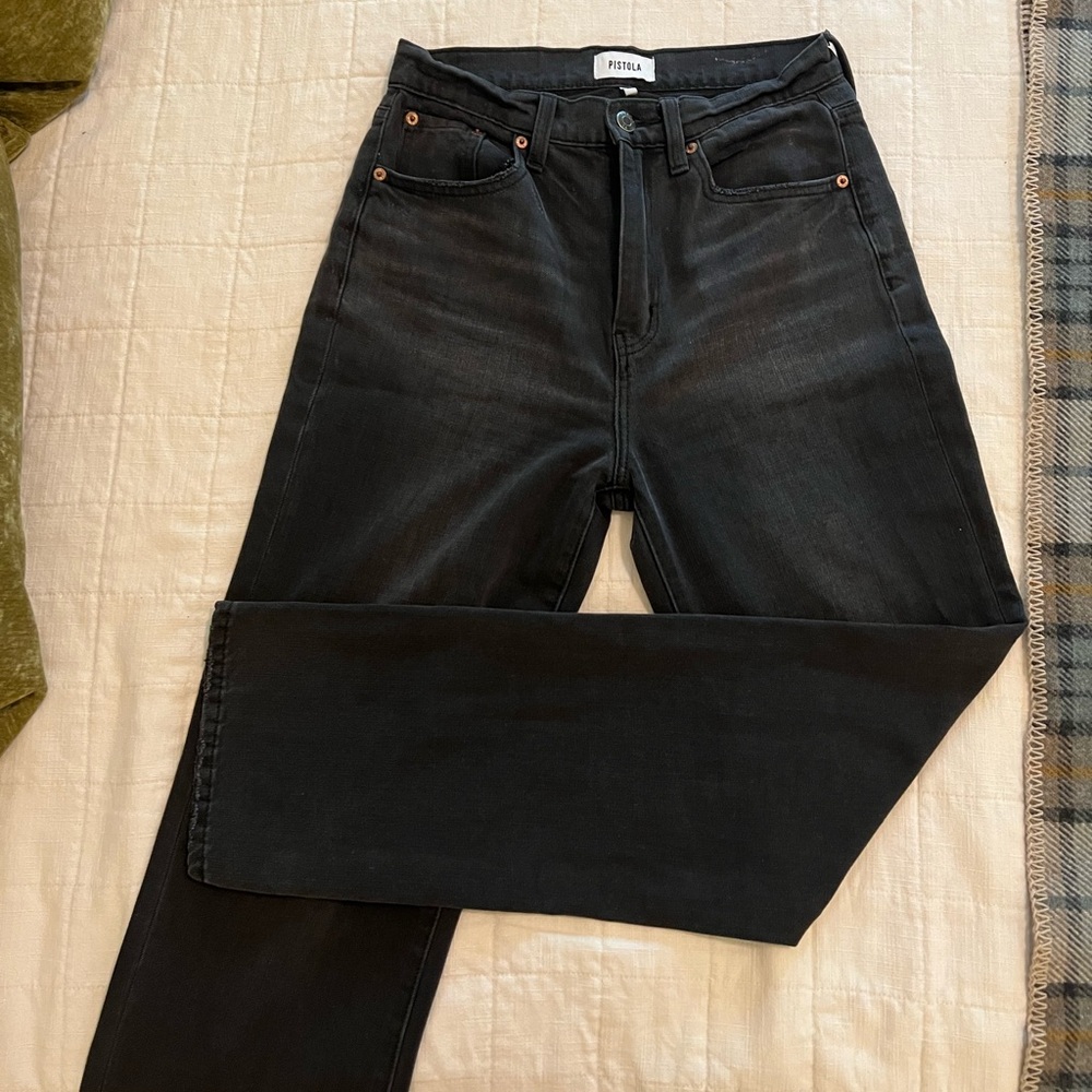 Pistola Black Straight Leg Jeans